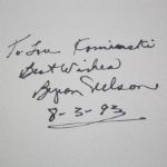 Byron Nelson Signed Book 'How I Played the Game' JSA COA