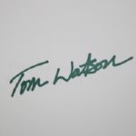 Tom Watson Signed Book 'Tom Watson's Strategic Golf' JSA COA