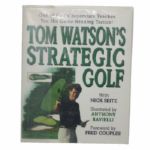 Tom Watson Signed Book 'Tom Watson's Strategic Golf' JSA COA