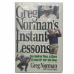 Greg Norman Signed Book 'Greg Norman's Instant Lessons' JSA COA