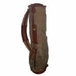 Augusta National Members Vintage Leather and Canvas Golf Bag