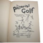 Gene Sarazen Signed Book 'Pictoral Golf' by H.B. Martin JSA COA