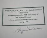 Byron Nelson Signed Book 'How I Played The Game' by Byron Nelson #1101/1500 JSA COA