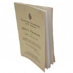 Rare 1936 British Amateur Official Programme at St. Andrews