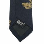 Robert Talbott Pebble Beach Designed Navy with Gold Neck Tie