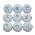 Lot of 9 Augusta National Golf Club Logo Golf Balls