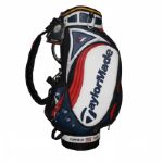 Tom Lehman Signed Official TaylorMade U.S. Open Backup Golf Bag JSA COA