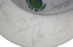 Butler National Visor Signed by 8 Major Winners - Stewart, Seve, Watson, and more JSA COA