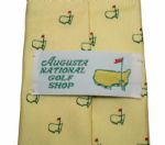 Augusta National Golf Club Members Yellow Logo Golf Tie