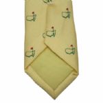 Augusta National Golf Club Members Yellow Logo Golf Tie