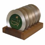 Vintage Masters Set of 6 Coasters with Stand-Seldom Seen