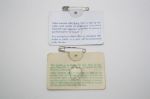 Lot of Two Masters Series Badges - 1966 Nicklaus and 1967 Brewer