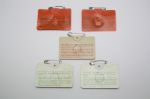 Lot of Five Masters Series Badges - 1971(x2), 1974, and 1978(x2)