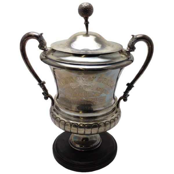 Frank Stranahan 1952 Mexico Golf Open 1st Place Sterling Amateur Trophy