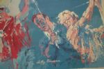 1983 LeRoy Neiman US Open Oakmont Signed Framed Original Poster - JSA COA
