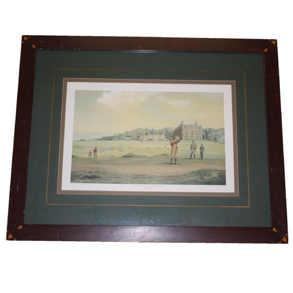 Framed Historic Golf Courses by Harold Ellis - St. Andrews