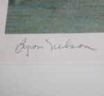 Byron Nelson Signed Limited Edition Litho 412/500 '12th At Augusta' by Helen Rundell JSA COA