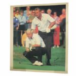 Arnold Palmer Signed Canvas Ryder Cup Print of Palmer and Nicklaus JSA COA