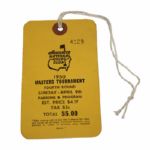 1950 Masters Sunday Ticket - Top Condition Example!