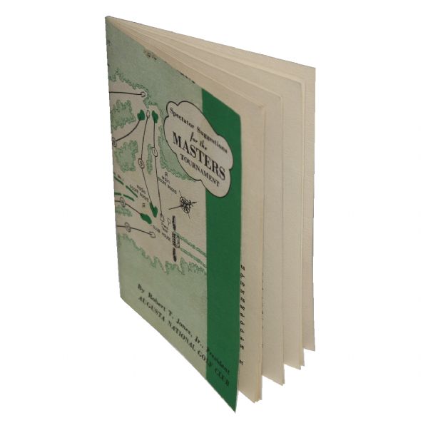 1952 Masters Spectator Guide - Spectacular Condition! 