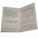 1952 Masters Spectator Guide - Spectacular Condition! 