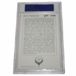 Jack Nicklaus Signed 'Golden Bear' Card - PSA  Slabbed #30587146