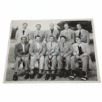1947 Ryder Cup Team Orig. 8x10 Photo Signed By Hogan, Worsham, Demaret & Snead