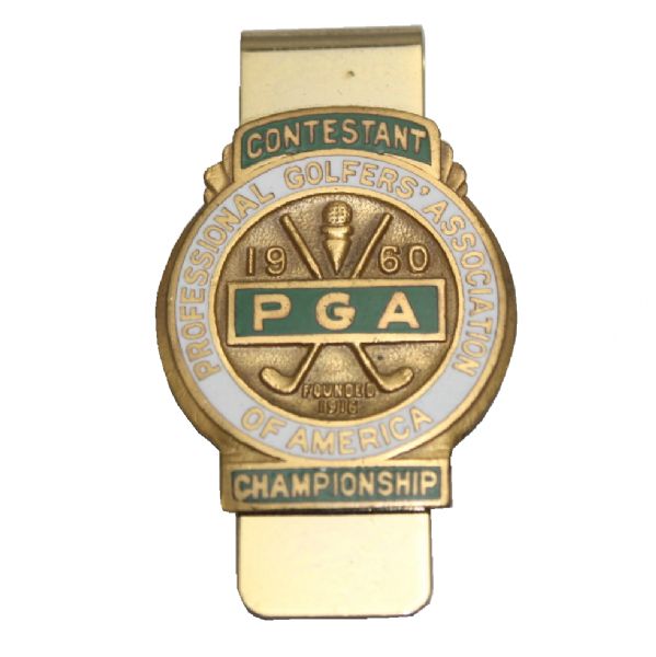  Jack Flecks 1960 PGA Championship Contestant Money Clip