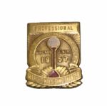 Jack Flecks 1957 Tam OShanter World Championship Contestant Pin- Chicago