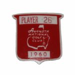 Jack Flecks 1960 Masters Contestant Pin - Palmers 2nd Masters - Very Few # Made!