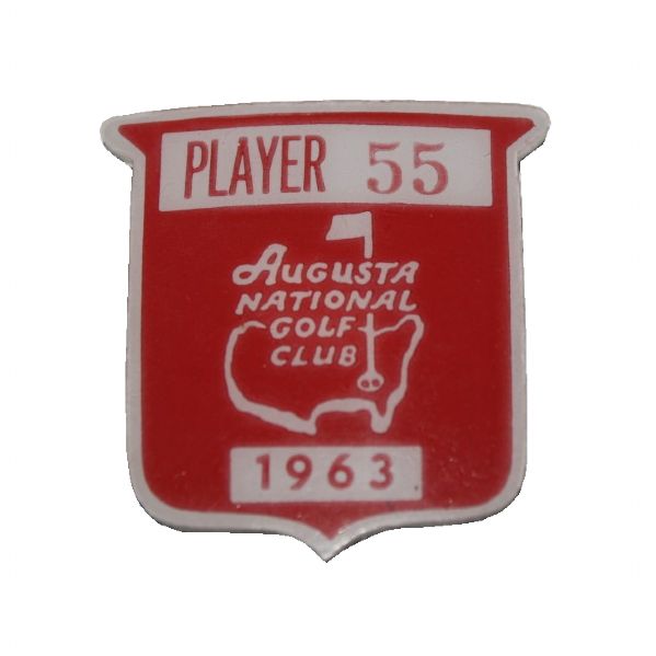 Jack Flecks 1963 Masters Contestant Pin - 1st Masters Win Nicklaus - Few # Made!