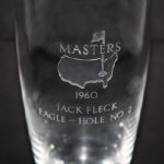 1960 Masters Awarded Eagle Hole #2 Crystal High Ball Glass - Jack Fleck
