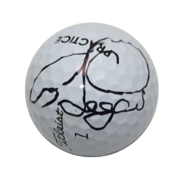 Bernhard Langer Signed Golf Ball JSA COA