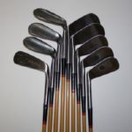 Robert T. Jones Stamped Set of Clubs - Irons, Woods, Putter, and Bag