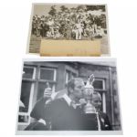 Two Original Photos: Tom Weiskopf  1973 British Open Win and Paul Runyan