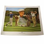 Ben Hogan 1953 Signed and Numbered Alan Zuniga Print #1568/1953 JSA COA
