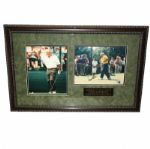 Arnold Palmer Signed Career Tribute Framed Display Piece JSA COA