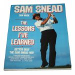 Sam Snead Signed Book 'The Lessons I've Learned' JSA COA
