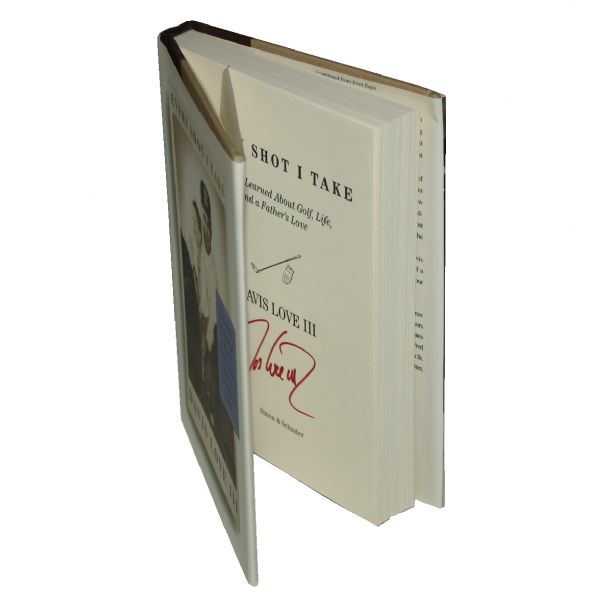 Davis Love III Signed Book Every Shot I Take Davis Love III JSA COA