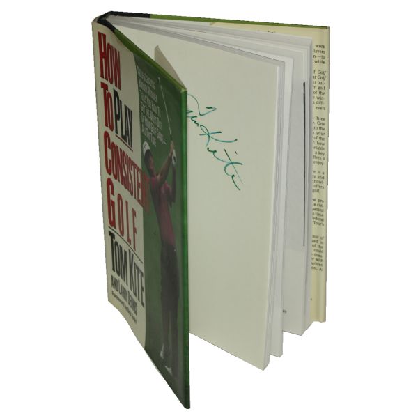 Tom Kite Signed Book How To Play Consistent Golf JSA COA