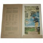 Arnold Palmer Signed Lithograph Its Palmer by a Stroke-61 British-Remarque 14/25