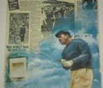 Arnold Palmer Signed Lithograph 'It's Palmer by a Stroke'-'61 British-Remarque 14/25
