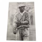Legends in Time AP 9/50 Ben Hogan  Triple Crown Print - Lists 64 Career Win