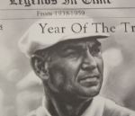 'Legends in Time' AP 9/50 Ben Hogan  Triple Crown Print - Lists 64 Career Win
