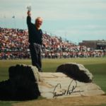 Arnold Palmer Signed Deluxe Framed 'St. Andrews Farewell' Photo JSA COA