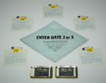 1987 Masters Lot: 5 Grounds Badges, 2 Clubhouse Badges, and a Parking Pass
