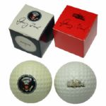 Lot of Two Jerry Ford Signature Model Golf Balls-Originates From Michigan PGA Official
