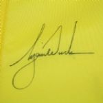 Tiger Woods 2004 Accenture Match Play Champion Single Signed Flag-40th Career Win