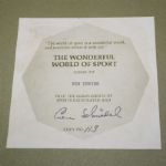The Wonderful World of Sport Book-Coffee Table Photo Packed Gifted By Sports Illus.