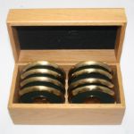 Augusta National Logo Large Coasters in Presentation Box - Set of 8-Never Offered!